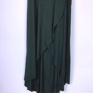 A New Day Black Draped Front Skirt (NWT) - Size M
